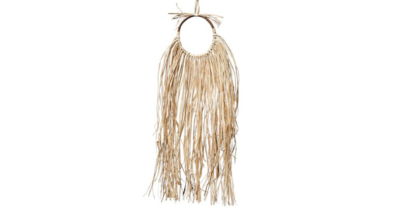 Wanddekoration Bast-Rattan-Kreis 70 cm | 18 Stück