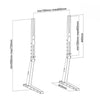 Neomounts Neomounts FPMA-D1240BLACH Flatscreen Bureauseun bis 70, 35 kg, 100x100 600x400 mm,