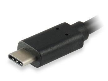 Ausrüstungsausrüstung 133455 USB 3.0 Kabel Typ C Männlich zum Typ A Female, 15 cm
