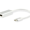 Ausrüstungsausrüstung 133458 USB -Typ C -Mann zum Displayport -weiblichen Adapter, 15 cm