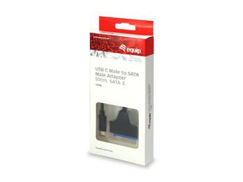Ausrüstungsausrüstung 133456 USB -Typ -C -Männchen zum SATA -Male -Adapter, 50 cm