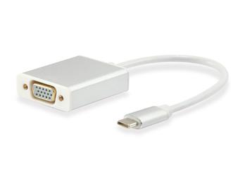 Ausrüstungsausrüstung 133451 USB Typ C Männlich an HD15 VGA Female Adapter, 15 cm