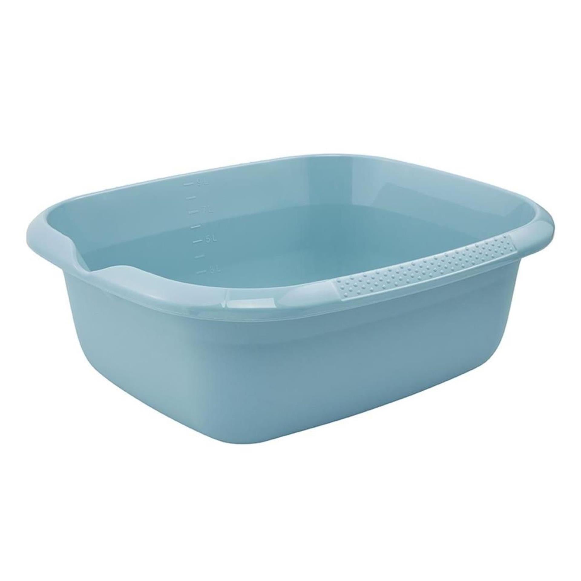 Keeper rechteckiges Waschbecken 9l blau
