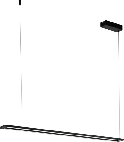 Eglo Amontillado Hängelampe – LED – 116 cm – Schwarz und Weiß – dimmbar