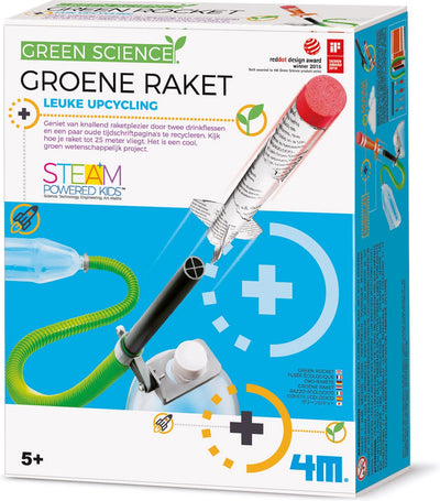 4 m Wissenschaft und Spiele – Bauen Sie Ihre eigene grüne Rakete – Bausatz – Kidzlabs Green Science – 5+