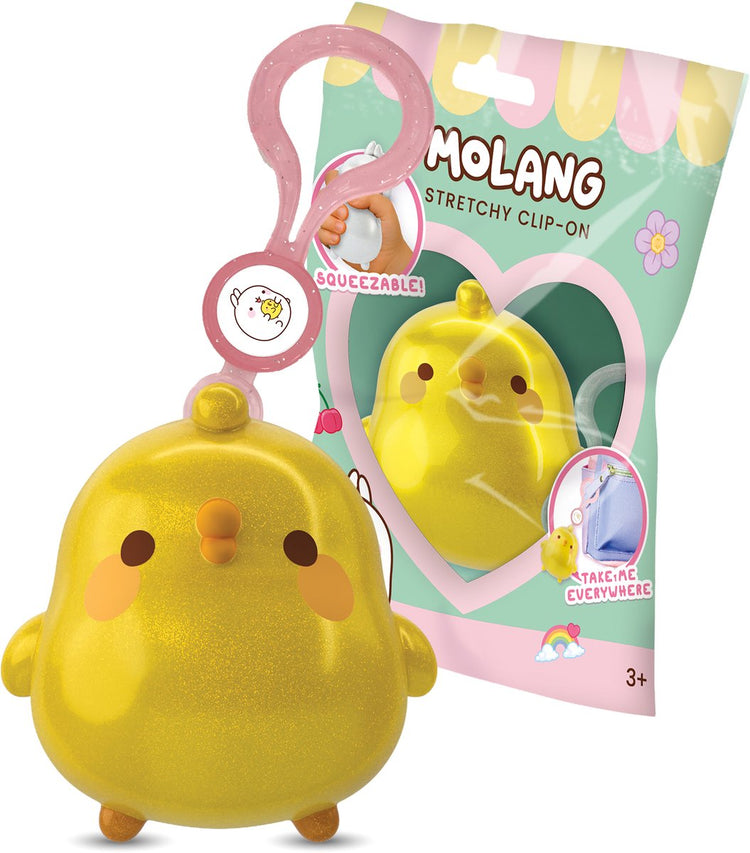 Eolo Molang Piu Piu - dehnbarer, drückbarer Schlüsselanhänger