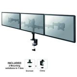 Neomounts Neomounts NM-D135D3Black Neomocts Triple Desk Mount, 3x 10-27, 24 kg, Kippdrehung drehen, - afbeelding 2