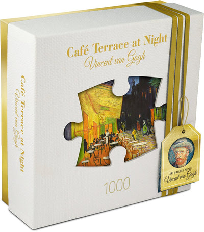 Tucker's Fun Factory Art Gallery – Café-Terrasse bei Nacht, Café-Terrasse bei Nacht – Vincent Van Gogh (1000) – Puzzles