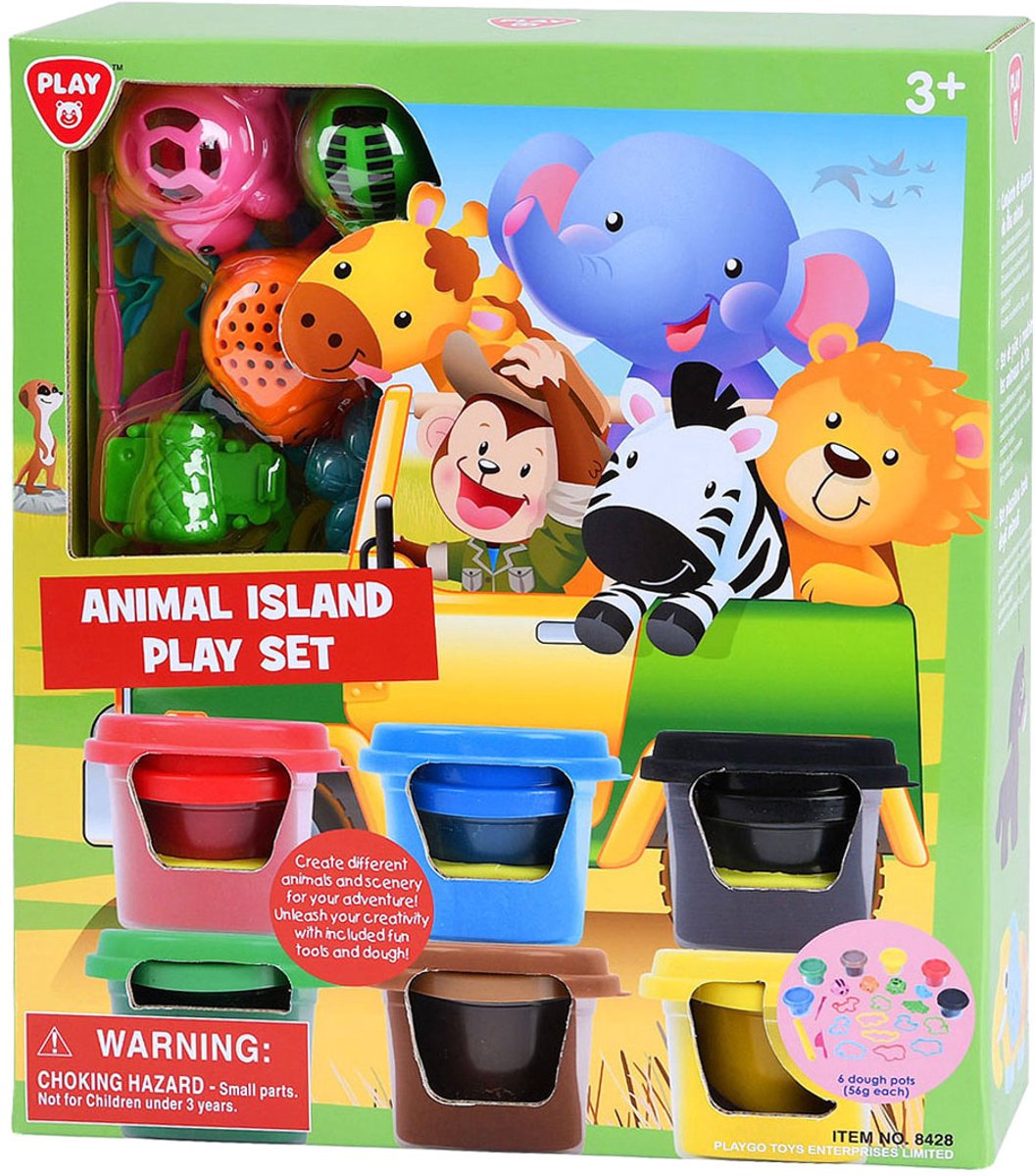 Spielen Sie Dieren Island Kleiset. 6 Tontöpfe