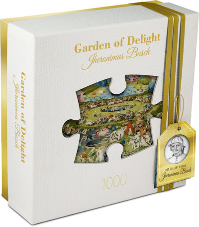 Tucker's Fun Factory Art Gallery – Der Garten der irdischen Freuden, Garten der Freude – Jheronimus Bosch – Puzzles 1000 Teile