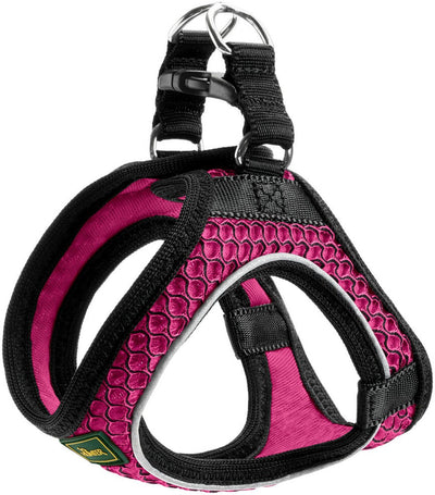 Markenloses Sans-Marque-Hundegeschirr Hunter Comfort Fuchsia XXS 26-30 cm