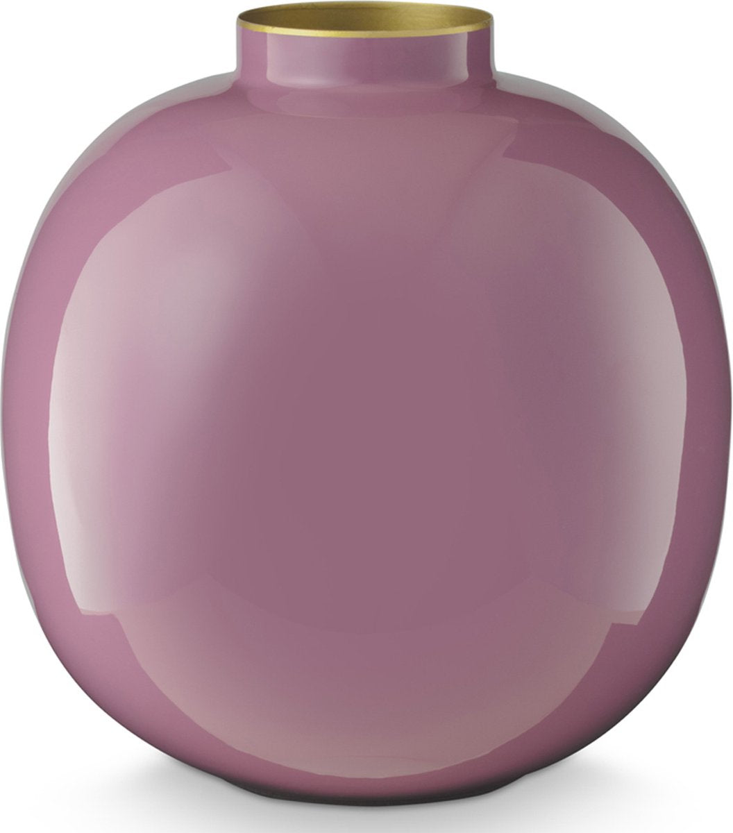Pip Studio - Vase - Violett - Eisen - 23x23cm
