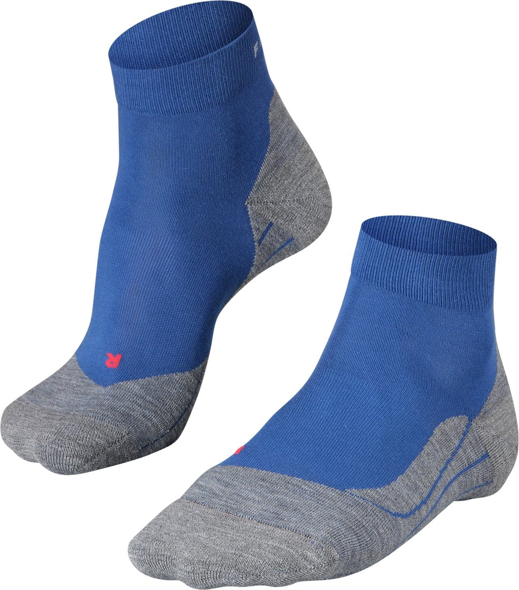 Falke ru4 kurze Anti-Blasen-Baumwoll-Funktionsmaterial-Laufsocken Herren blau – Größe 46-48