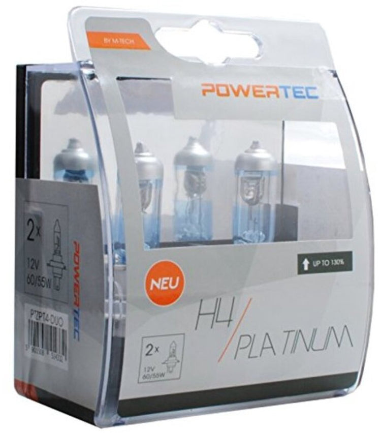 Powertec Autolampe M-Tech PTZPT4-Duo H4 12V 60 55W Halogena