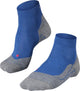 Falke ru4 kurze Anti-Blasen-Baumwoll-Funktionsmaterial-Laufsocken Herren blau – Größe 44-45