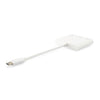Ausrüstungsausrüstung 133461 USB Typ C zu HDMI FEMAL FEIBE USB Ein weiblicher PD -Adapter, 4K, Pastiker, 15 cm, weiß