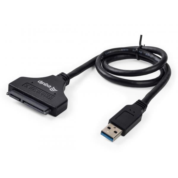 Ausrüstungsausrüstung 133471 USB3.0 nach SATA -Adapter, männlich, 0,5 m, schwarz
