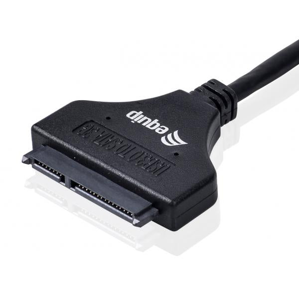Ausrüstungsausrüstung 133471 USB3.0 nach SATA -Adapter, männlich, 0,5 m, schwarz