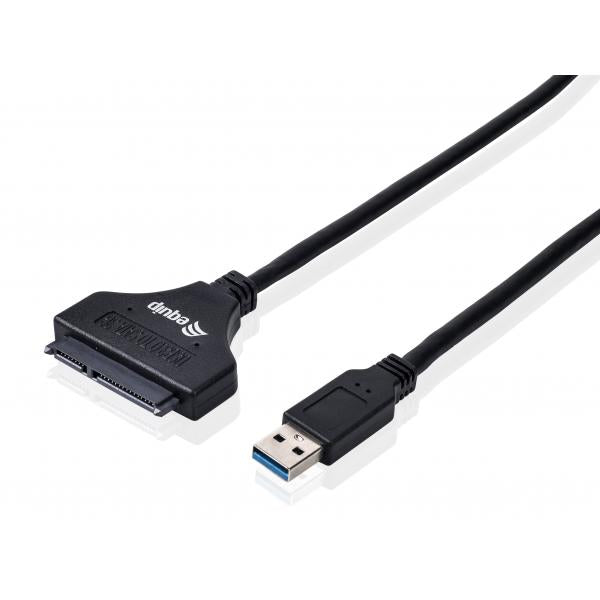 Ausrüstungsausrüstung 133471 USB3.0 nach SATA -Adapter, männlich, 0,5 m, schwarz