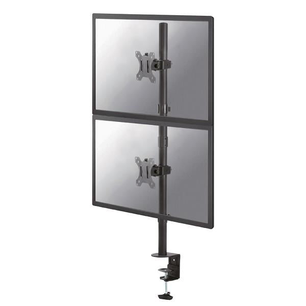 Neomounts Neomounts FPMA-D550DVBlack Flat-Screen-Schreibtisch-Mount, 2x 10-32, 16 kg, 88 cm, 75x75 100x100