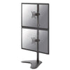 Neomounts Neomounts FPMA-D550DDVBlack Full Dual Desk Mount, 2x 10-32, 16 kg, 91 cm, 75x75