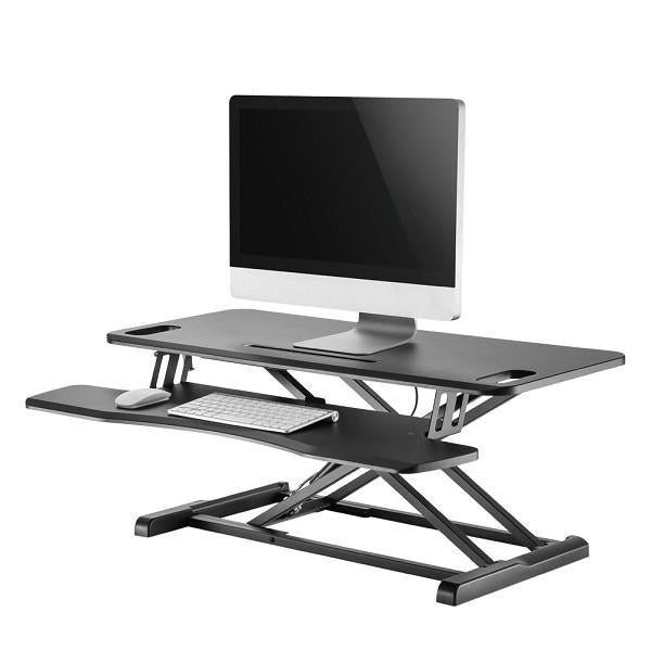 Neomounts Neomounts NS-WS300Black Sit-Standard Desktop Workstation, 17 kg, 11 51 cm, Schwarz