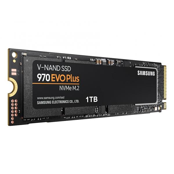Samsung MZ-V7S1T0BW 970 EVO Plus SSD, 1 TB, M.2 NVME, V-NAND MLC, 3500 3300 MB S, 6000000 IOPS