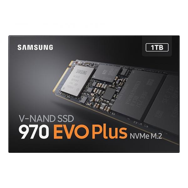 Samsung MZ-V7S1T0BW 970 EVO Plus SSD, 1 TB, M.2 NVME, V-NAND MLC, 3500 3300 MB S, 6000000 IOPS