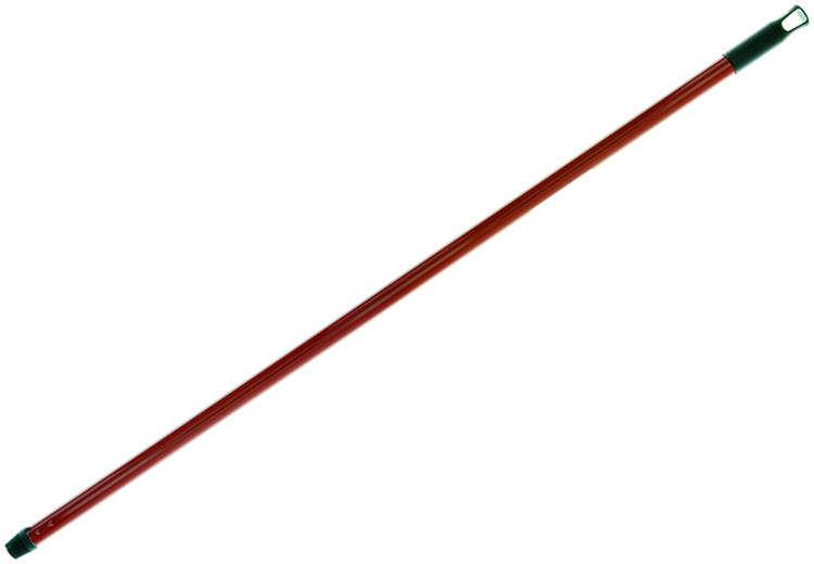 Besenstiel Metall rot 1,30m