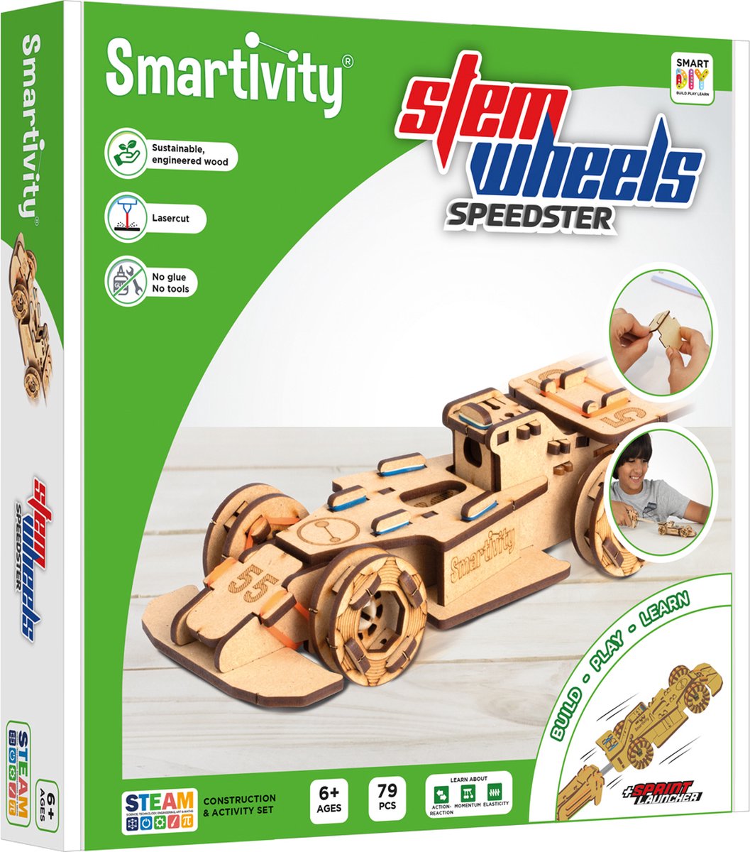 Smartivity Baukasten - Vorbauräder - Speedster - 6+