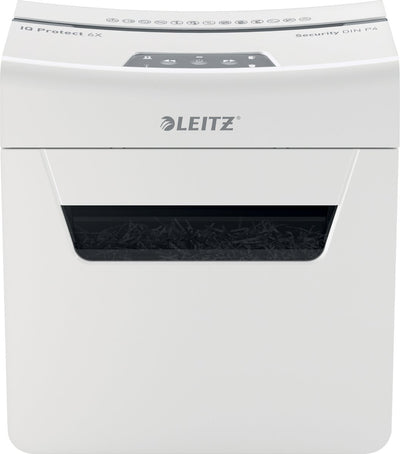Aktenvernichter Leitz IQ Protect Premium 6x weiß