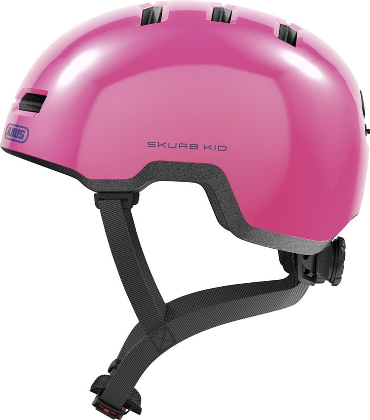 Abus Skurb Kid - Fahrradhelm - Kinder glänzend rosa S (45 - 50 cm)