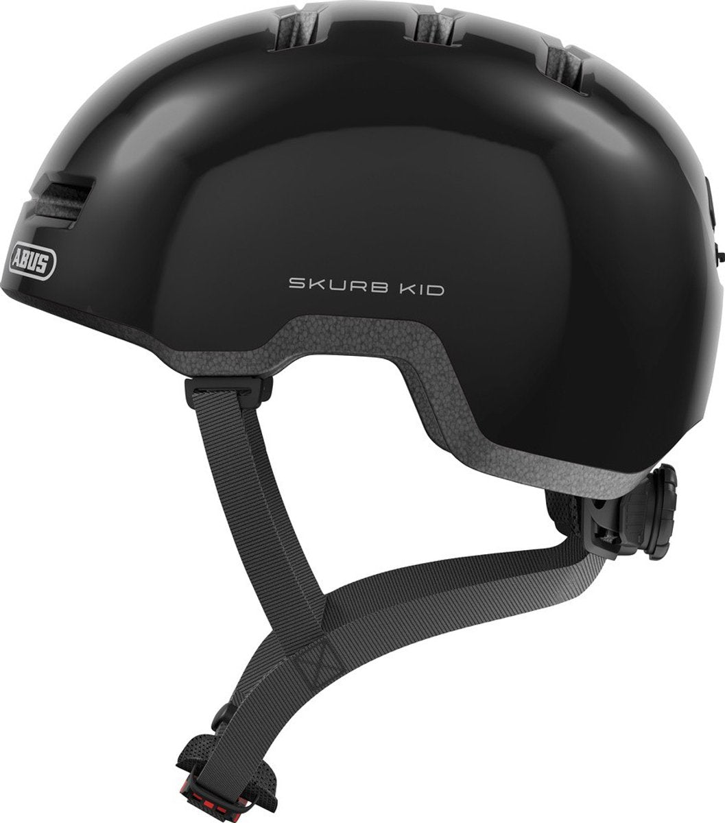 Abus Helm Skurb Kid Shiny Black S 45-50 cm