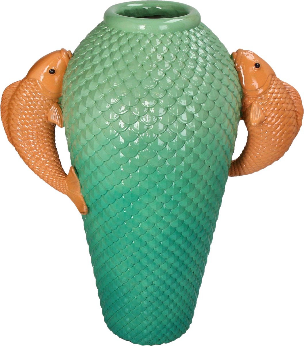 HD Collection Vase Fisch Polyresin 30x17,5x35cm