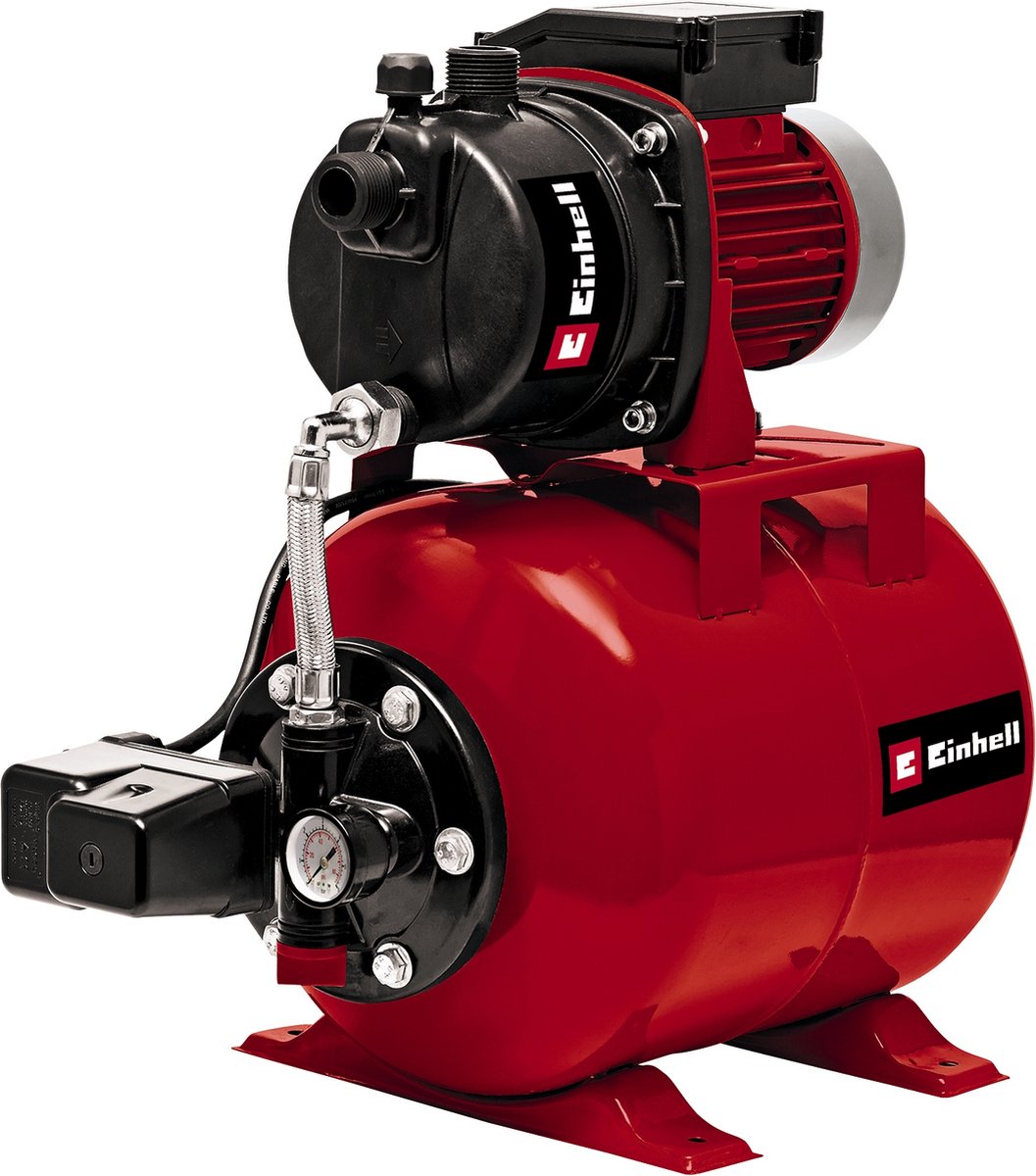Einhell elektrische Druckerhöhungspumpe GC-WW 6538 – 650 W – 3800 l·h – 3,6 bar – Druckbehälterinhalt: 20 l – max. Förderhöhe: 36 m
