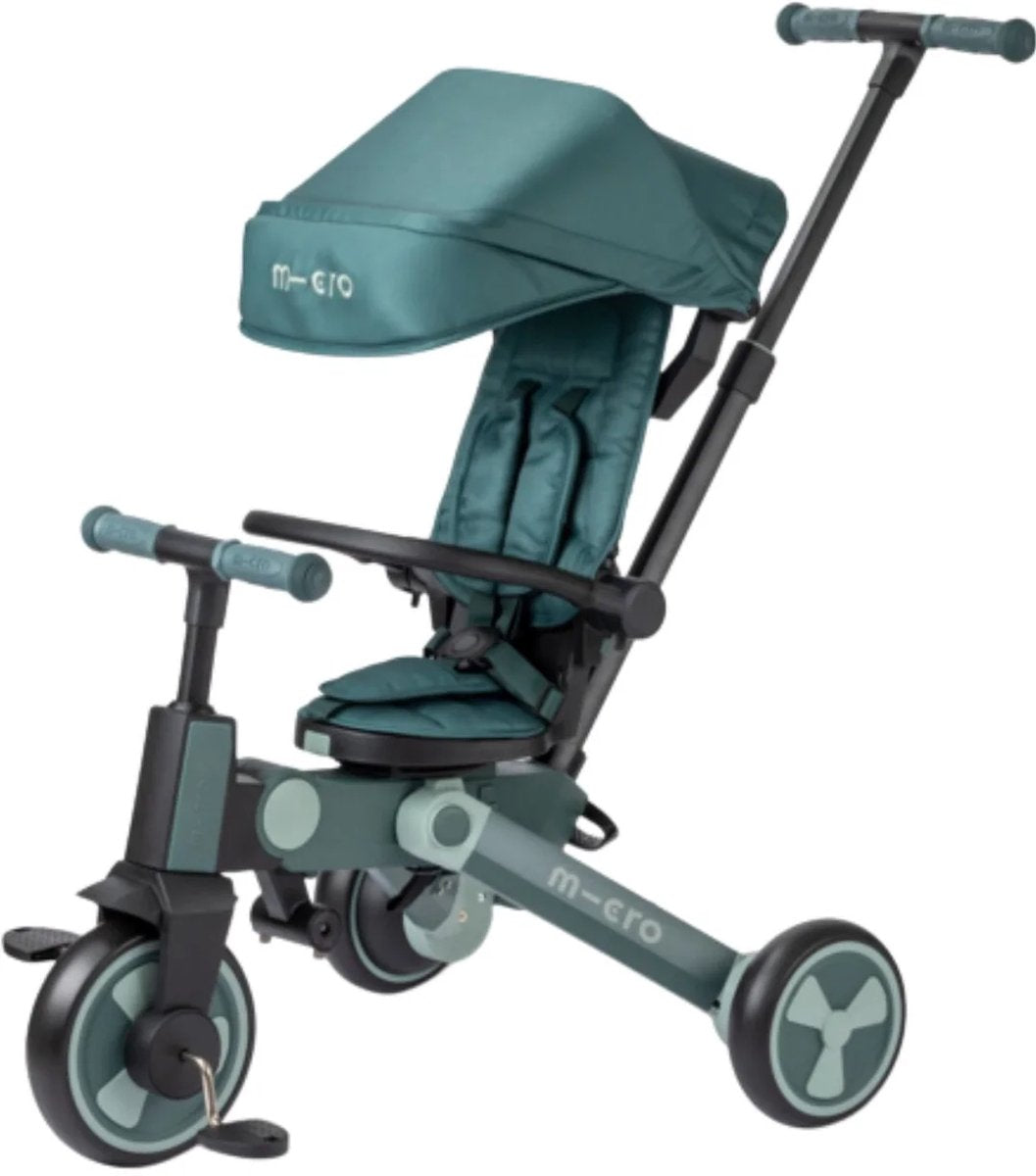 Mikro-Dreirad | Dreirad in der Farbe Matcha für Kinder von 6 Monaten bis 2 Jahren | maximal 25 kg