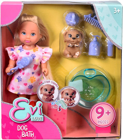 Simba – Evi Love – Puppe mit Hund – Badewanne und Zubehör – 105733738