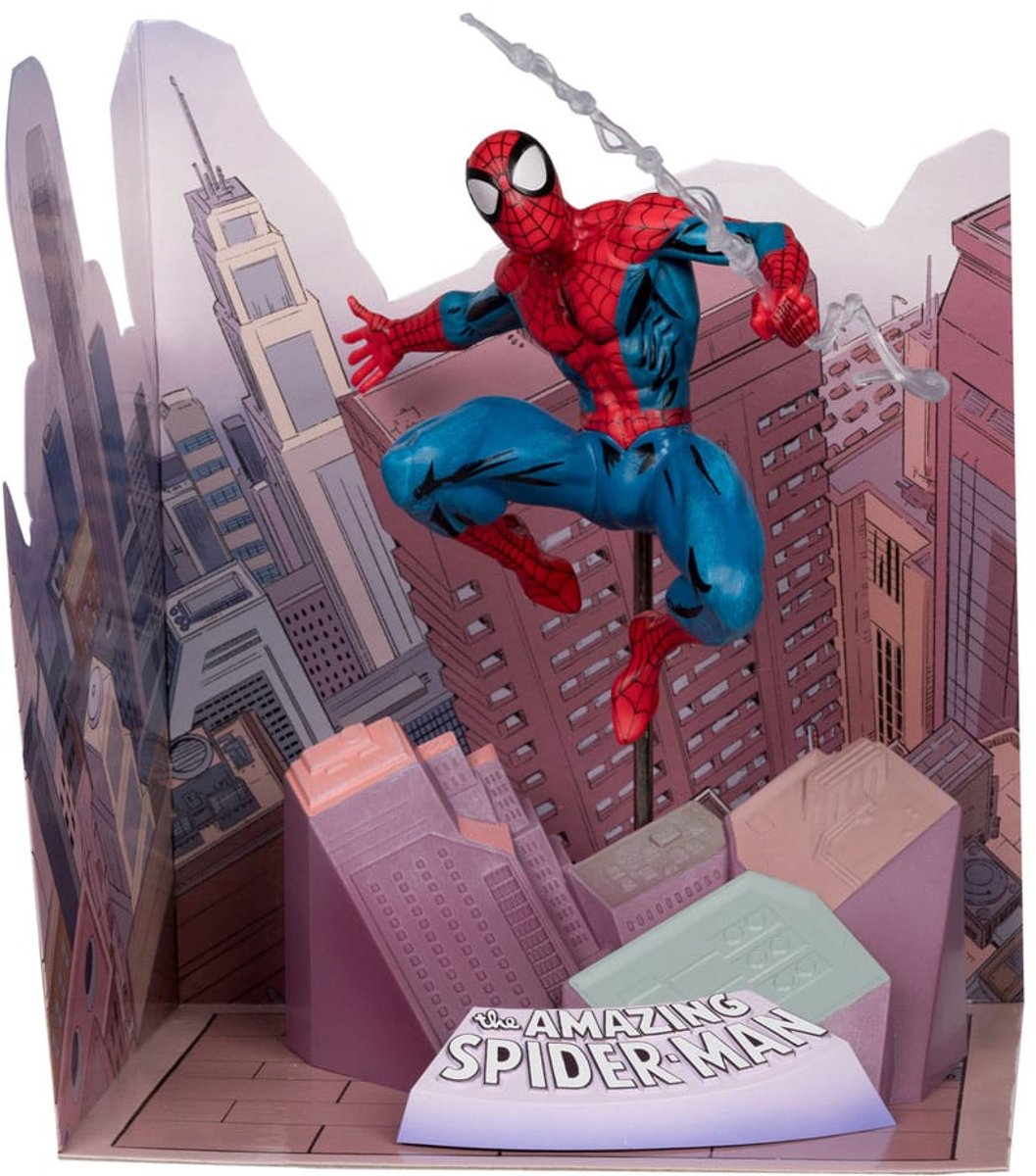 Mcfarlane Toys Marvel Collection PVC-Statue 1 10 Spider-Man (der erstaunliche Spiderman #1) 17 cm Statue