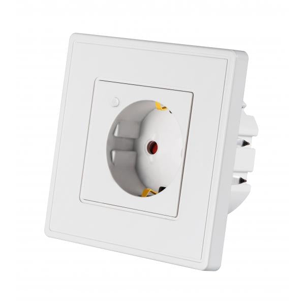 WOX WOX R4054 Eingebauter Sockel angetrieben von Tuya, 16A, 3680W, Wi-Fi, Weiß