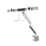 Neomounts Neomounts NM-D775DXWHITE Flatbildschirm TV-Schreibtischhalterungsklemme 8 kg, 10 32, 100x100 mm, WHI - afbeelding 4