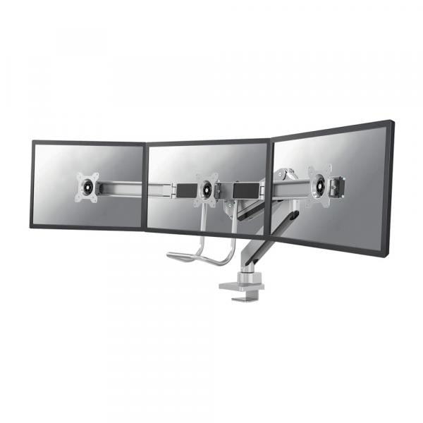Neomounts Neomounts Nm-D775DX3ilver Flat Screen Desk Mount, 17 27, 6 kg, 100x100 mm, Klemme, sil