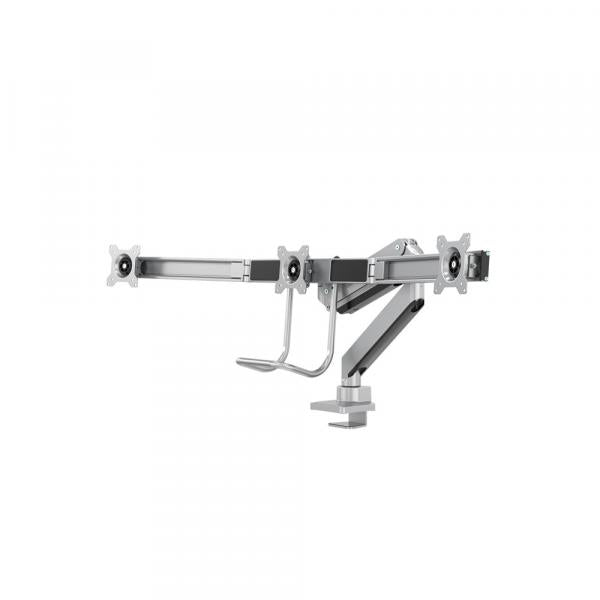 Neomounts Neomounts Nm-D775DX3ilver Flat Screen Desk Mount, 17 27, 6 kg, 100x100 mm, Klemme, sil