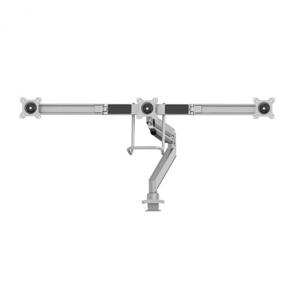 Neomounts Neomounts Nm-D775DX3ilver Flat Screen Desk Mount, 17 27, 6 kg, 100x100 mm, Klemme, sil