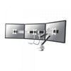 Neomounts Neomounts Nm-D775DX3WHITE Flat Screen Desk Mount, 17-27, 6 kg, 100x100 mm, Klemme, Weiß