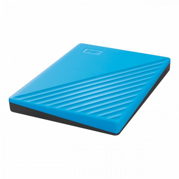 Western Digital Western Digital WDBPKJ0040BBL-WESN My Pass External HDD, 4TB, USB 3.2 Gen 1, Blau