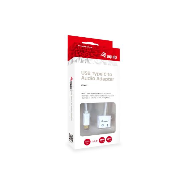 Ausrüstungsausrüstung 133460 USB an Audioadapter, USB -Typ -c -> 3,5 mm Buchse