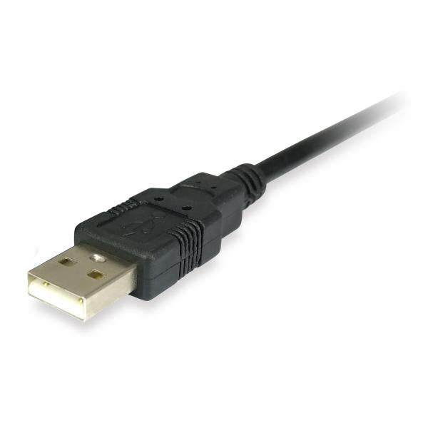 Ausrüstungsausrüstung 133383 USB zu parallelem Adapterkabel, USB 2.0 -> IEEE1284, männlich, schwarz