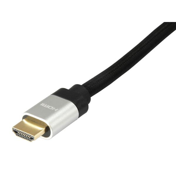 Ausrüstungsausrüstung 119381 HDMI 2.1 Ultrahoch -Hochgeschwindigkeitskabel, HDMI Typ A -> HDMI Typ A 48 Gbit S, ARC, 2M, Schwarz
