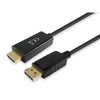 Ausrüstungsausrüstung 119390 DisplayPort an HDMI -Kabel, DisplayPort -> HDMI, männlich, geradlinig, 2m, schwarz