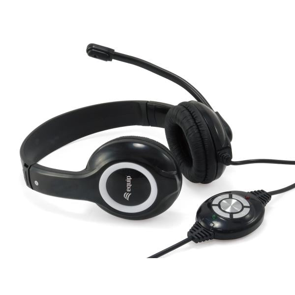 Ausrüstungsausrüstung 245301 Gaming Headset, USB, Head-Band, Binaural, Digital, Schwarz
